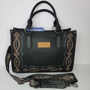 🏷Wrangler Embroidered Tote •Medium •New With Tags